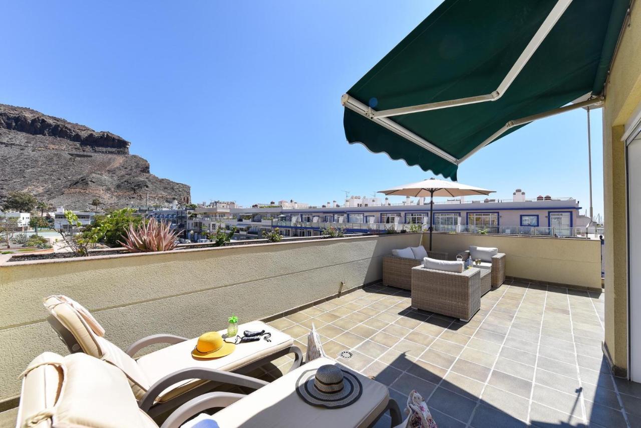 Penthouse Daniela In Puerto Mogan IX Apartment Puerto De Mogan Luaran gambar